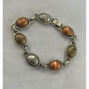 Liz Claiborne Bracelet Silver Tone Chain Link Fashion Estate